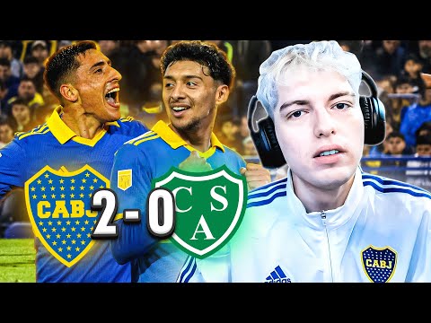 DAVOO XENEIZE REACCIONA A BOCA 2 SARMIENTO 0 (2023) - LIGA ARGENTINA