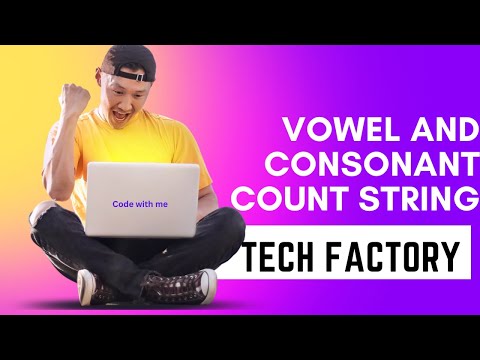 Program 4 Vowel And Consonant Count String Java Tutorial