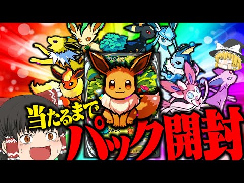 【ポケポケ 13】最新パックの『イーブイガーデン』に入ってるイーブイが可愛すぎて絶対に欲しい！！！ 【ゆっくり実況】