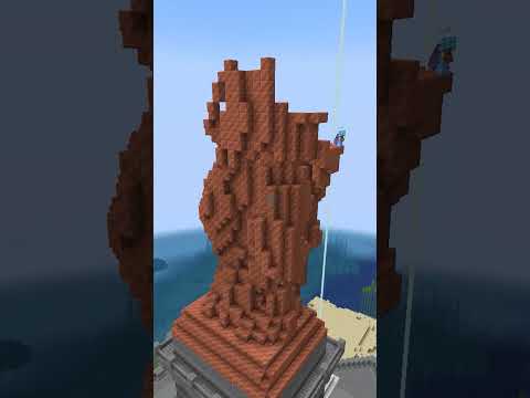 Statue of Liberty Minecraft Survival Timelapse #shorts