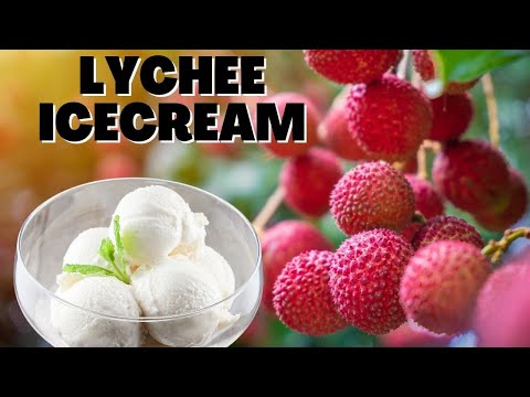 Lychee/Litchi Ice Cream | Veg Kitchen | Summer Special | Easy 3 Ingredient Recipe