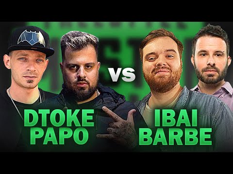 CAMPEÓN del MUNDO de FREESTYLE nos HUMILLA | DTOKE Y PAPO VS IBAI Y BARBE