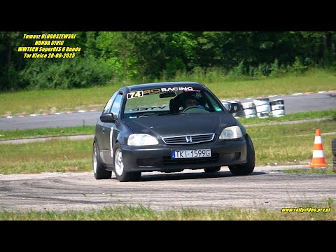 Tomasz DŁUGOSZEWSKI - HONDA CIVIC - WWTECH SuperOES 6 Runda Tor Kielce 28-06-2025