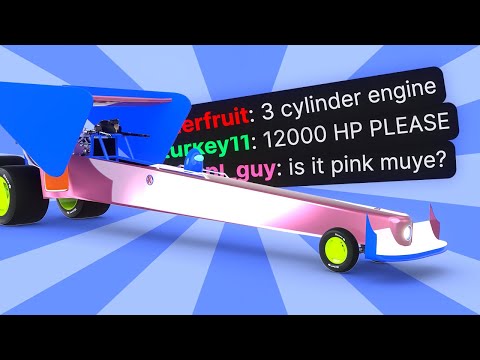 NEVER let Twitch Chat design a Top Fuel Dragster