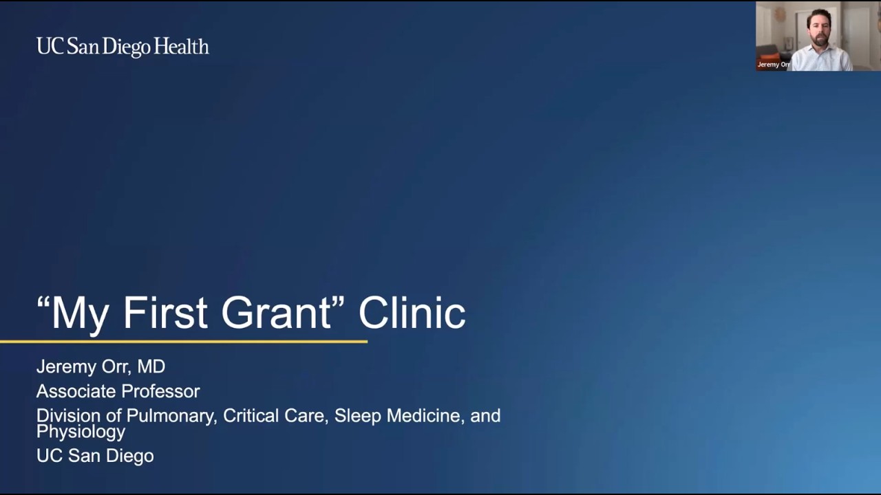 My First Grant Clinic