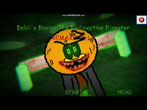 Beating Baldi's Basics The Radioactive Disaster Remake