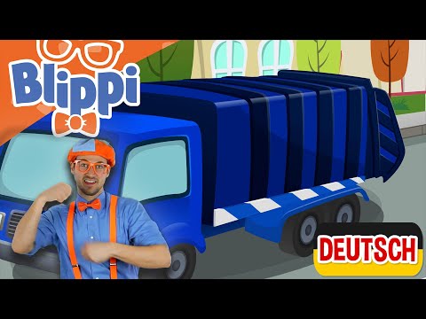 Blippi Deutsch - Blippi recycelt mit Müllwagen | Abenteuer für Kinder | Kinder Videos