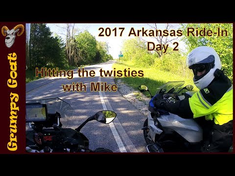 2017 Arkansas Ride-In Day 2 - Hitting the twisties with Mike