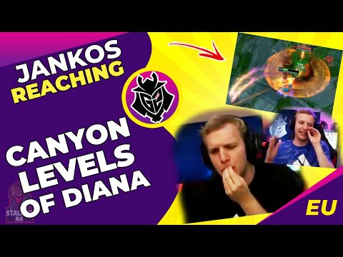 G2 Jankos Finally Reaching CANYON Levels of Diana 🤣 (FUNNY)