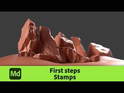 Stamps in Modeler | First Steps | Adobe Substance 3D