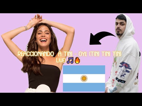 REACCIONANDO  A TINI - Oye (TINI TINI TINI Live)🎵🔥