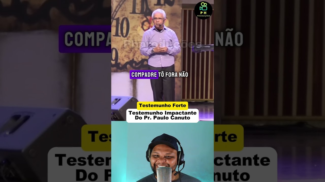 ✅ TESTEMUNHO SOBRENATURAL DO PASTOR PAULO CANUTO 🔥 "UM DEMÔNIO ME JOGOU NAS COSTAS" ✔️