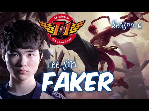 SKT T1 Faker LEE SIN vs Elise  JUNGLE - Patch 6.2 KR | League of Legends