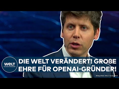 AXEL SPRINGER AWARD: Mit ChatGPT-KI die Welt verändert! Große Ehre für OpenAI-Gründer Sam Altman