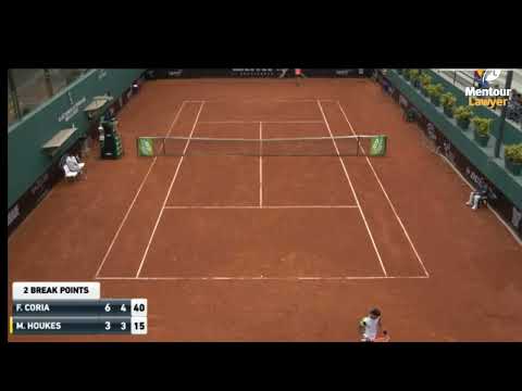 Federico Coria v Max Houkes highlight at Challenger Lima II, 2022