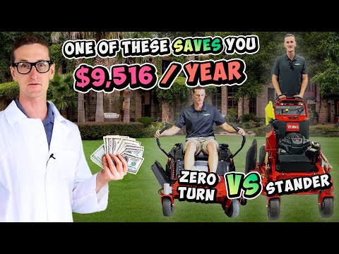 Stand On vs Zero Turn Lawn Mowers - whats their REAL cost? - Walk Behind vs Zero Turn
