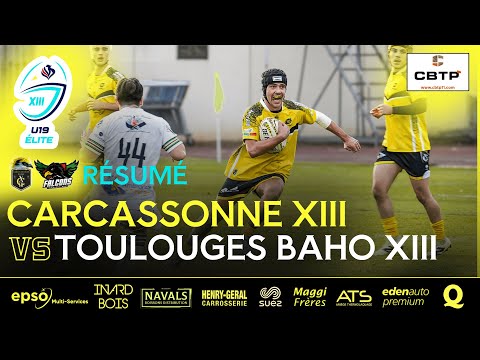 U19 ELITE RÉSUMÉ J8 : Carcassonne XIII VS TOULOUGES BAHO XIII