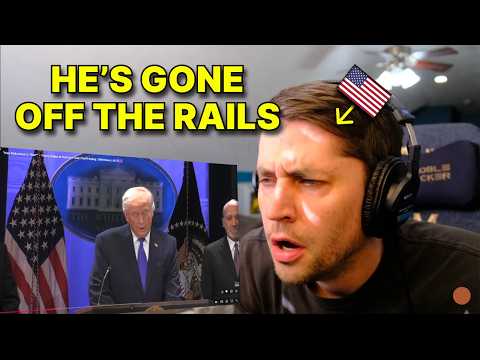 American reacts to Trump's TANTRUM "Other countries are celebrating! Dancing in the streets!"