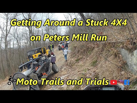 Getting Around A Stuck 4X4 On Peters Mill Run
