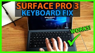 How To Fix a Surface Pro 3 That Won't Connect To Keyboard or Type Cove