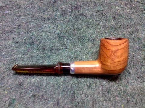 Pipe repair-restore: G.Presti Olive wood