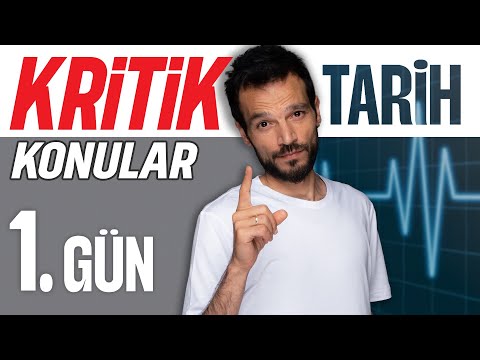 12 Günde TYT Tarih Kritik Konular / 1.Gün 2026-27 Tarih Konu anlatımı