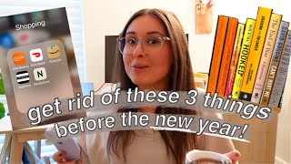 declutter these 3 things to start your year right! 🤩 #newyear #declutter