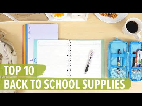 前 10 名返校用品（Top 10 Back to School Supplies）
