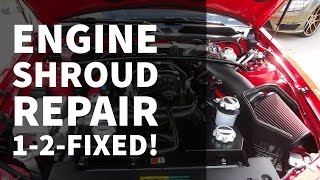 How to Fix an Engine Shroud | 1-2-Fixed with Tech-Bond