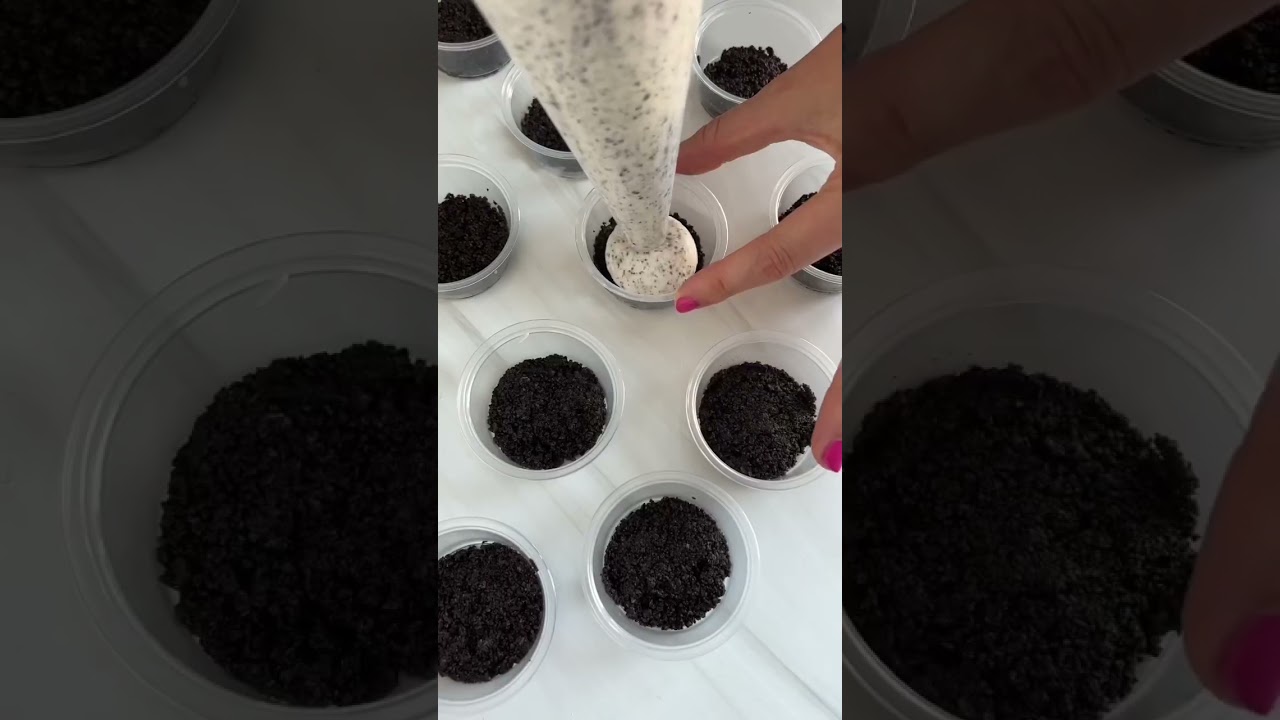 Cookies and cream dessert cups! #dessert #oreo #nobake