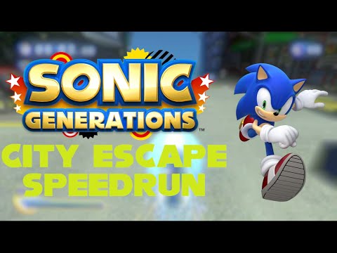 Sonic Generations Single Level Speedrun: City Escape Modern (Skills, No Speed Glitches)(2:25.690)