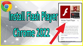 How To Install Flash Player Chrome 2022