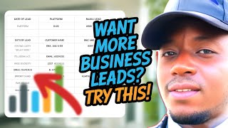 Want More Business Leads? Try This!
