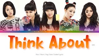 EXID (이엑스아이디) Think About Color Coded Lyrics (Han/Rom/Eng)