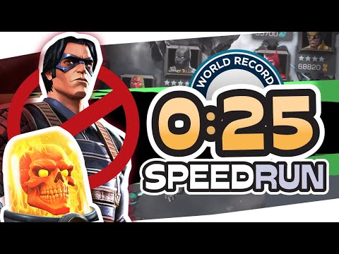 Cosmic Ghost Rider (6 Star Solo Record) vs RoL Winter Soldier Speedrun | Marvel Contest of Champions