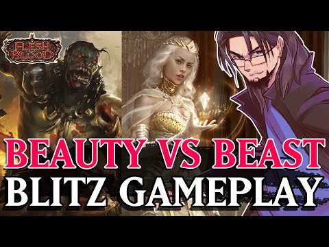 BEAUTY VS THE BEAST! Shiyana VS Rhinar Blitz Gameplay ► Flesh and Blood TCG