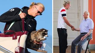 Haaland Returning to Norway With a Raccoon 😭🙏🏻