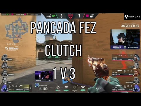 REAÇÃO COREANO AO CLUTCH DO PANCADA 1 V 3 - LOUD X KRU - MAPA 2