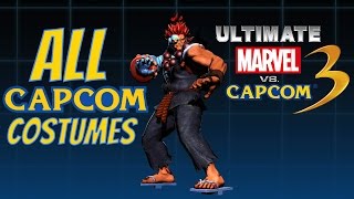 All CAPCOM Costumes Ultimate Marvel vs Capcom 3 (Playstation 4 Pro)