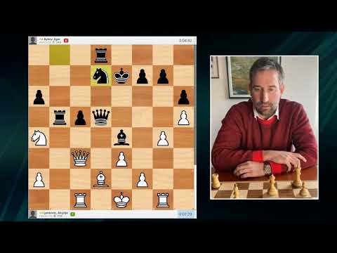 Alojzije Janković vs Jegor Bikov - slovenska odbrana - mađarska super liga prvo kolo