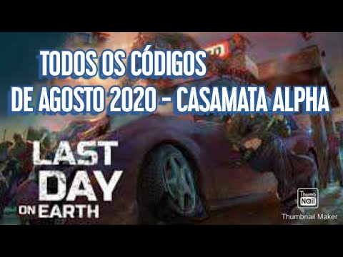 LAST DAY! TODOS OS CÓDIGOS DE AGOSTO-CASAMATA ALPHA