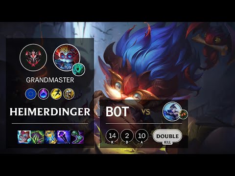 Heimerdinger Bot vs Ashe - EUW Grandmaster Patch 11.15