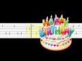 Happy Birthday Song (Easy Ukulele Tabs Tutorial)