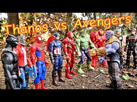 Thanos vs Avengers + Spiderman - Hulk, Thor, Black Panther, Iron Man Full Fight!