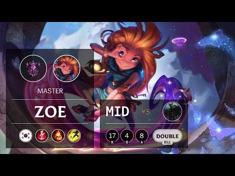 Zoe Mid vs Mordekaiser - KR Master Patch 9.16