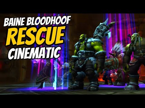 Baine Bloodhoof Rescue Cinematic | WoW Patch 8.2 Rise of Azshara | World of Warcraft