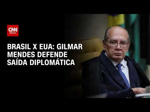 Gilmar Mendes defende saída diplomática para crise entre Brasil e EUA | CNN 360°
