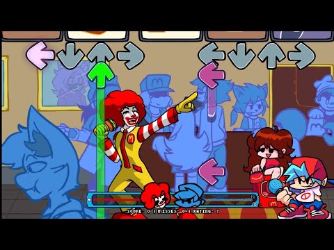 Friday Night Funkin' VS Ronald McDonald (FNF Mod)