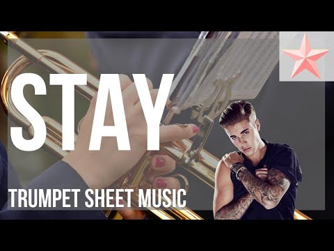 SUPER EASY Trumpet Sheet Music: How to play Stay by The Kid LAROI ft Justin Bieber