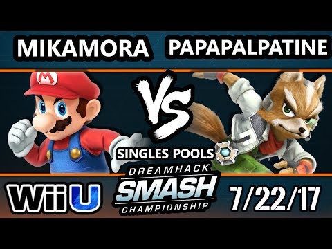 DHATL17 Smash 4 - Mikamora (Mario) Vs. Papa Palpatine (Fox) - WiiU Singles Pools - Smash Wii U